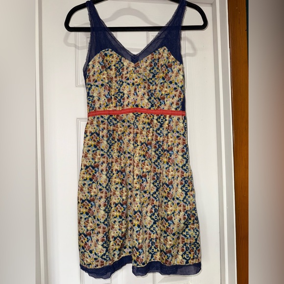 Staring at Stars Dresses & Skirts - Staring at Stars Floral Mini Dress - Blue and Red